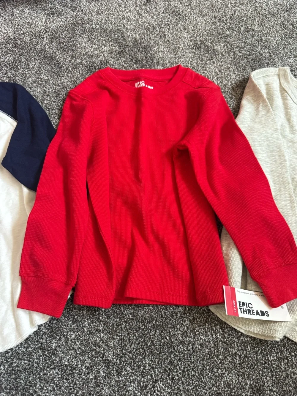 NWT 3-pc. Lot 2 Baby Gap & 1 Epic Threads LS Shirts Size Toddler Boys 4 Bundle